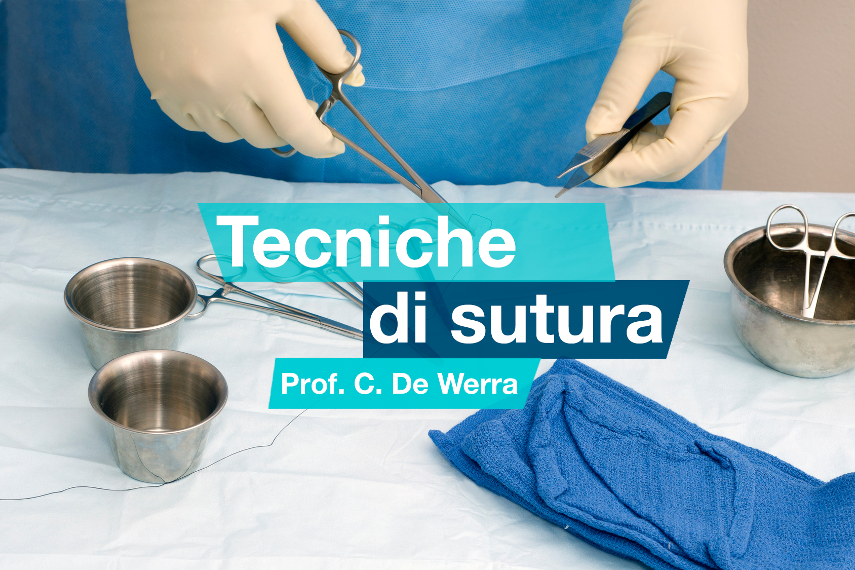 Corso di sutura a cura del prof. C. De Werra